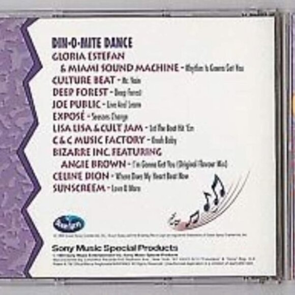 Din-o-mite Dance Audio CD Vtg 1994 Promo Item from Ocean Spray Collectible Music - Picture 5 of 6